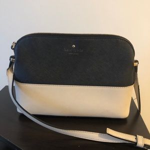 Kate Spade neutral small cross-body purse